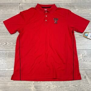 Rivalry Threads 91 Texas Tech Red Raiders Performance Polo Size Large NWT